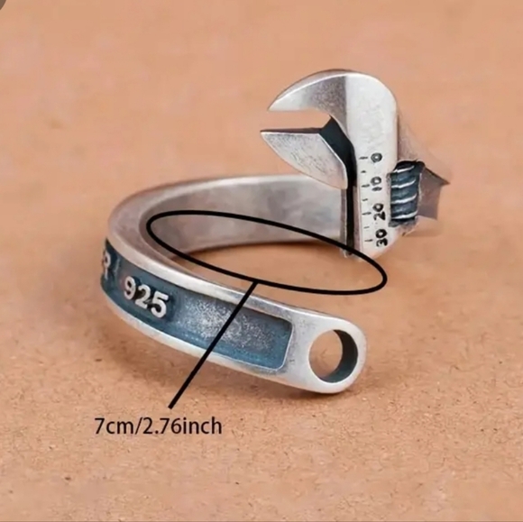 Wrench Tool Style Adjustable Ring - Picture 2 of 3